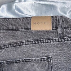 Motel Rocks Gray Vintage Wash Jeans